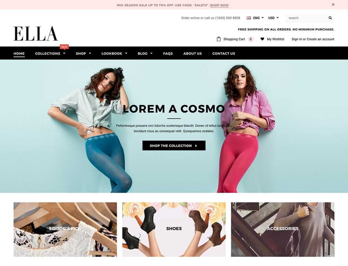 Tema Shopify SilvaLoft para loja de decoração urbana e industrial